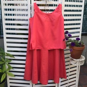 LIZ CLAIBORNE skirt and tank